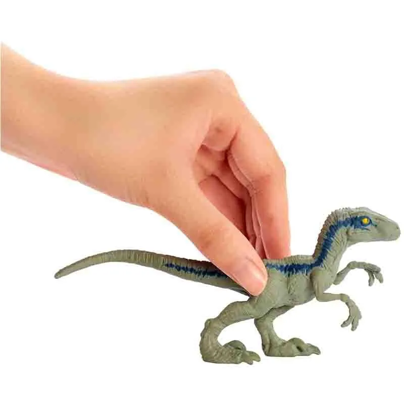Jurassic World Basic 6-inch Velociraptor Blue Dino Figure