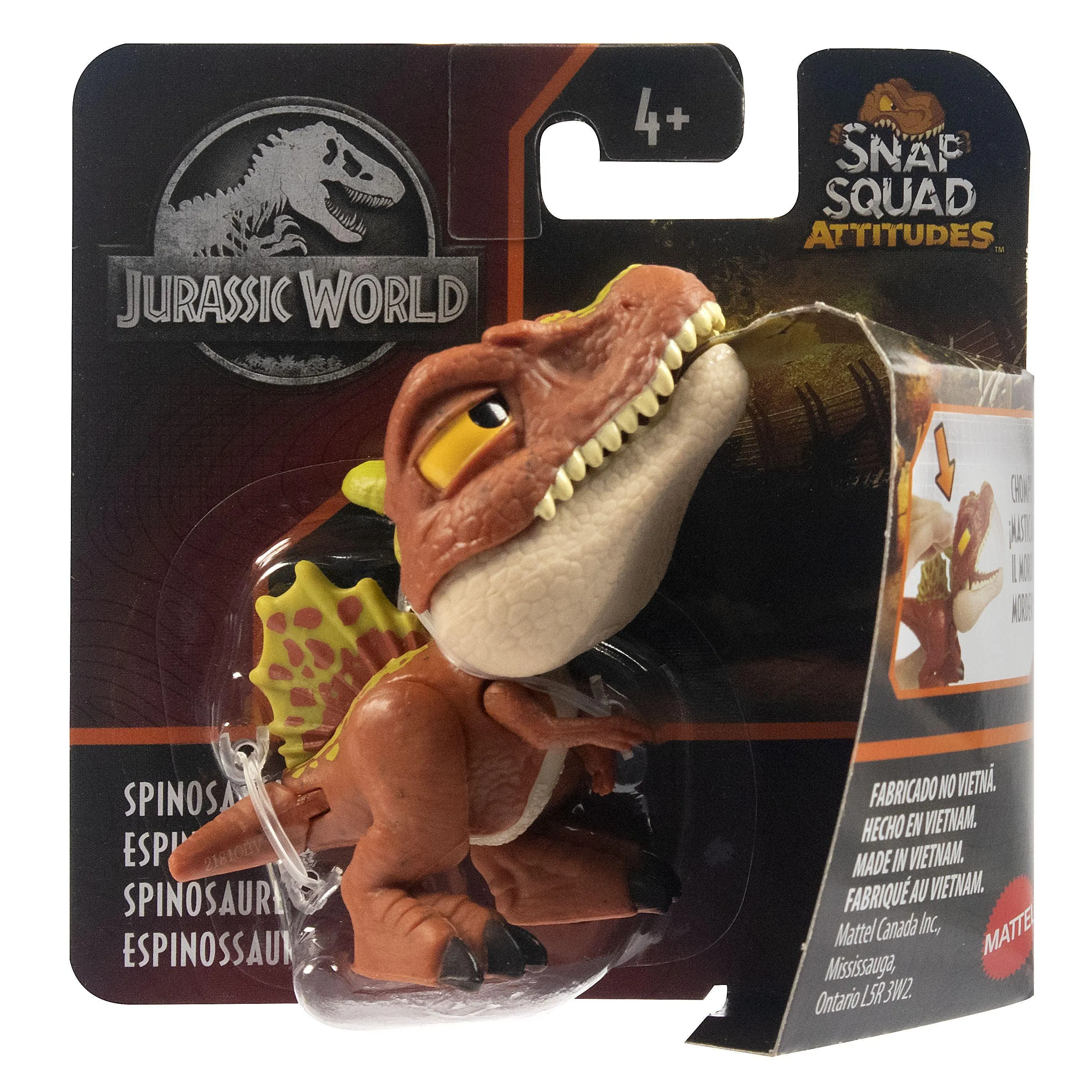 Jurassic World Snap Squad Attitudes Spinosaurus Mini Figure