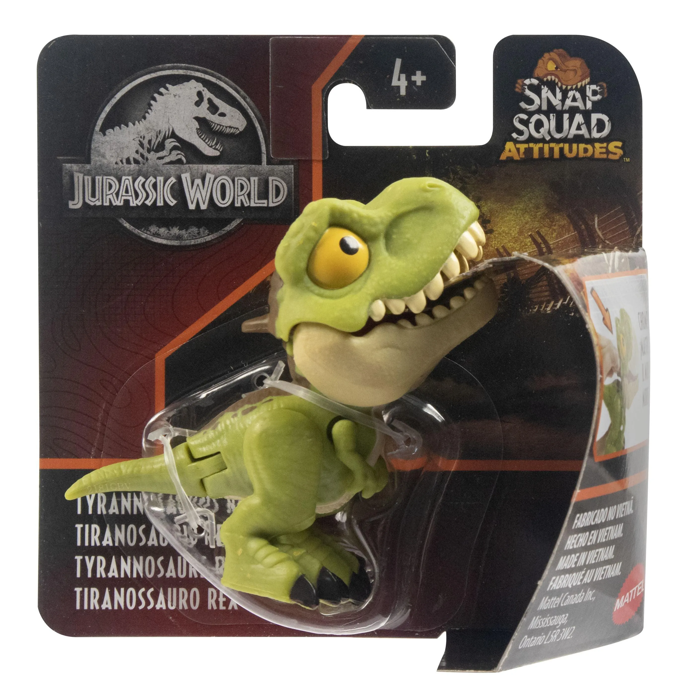 Jurassic World Snap Squad Attitudes Tyrannosaurus Rex Mini Figure