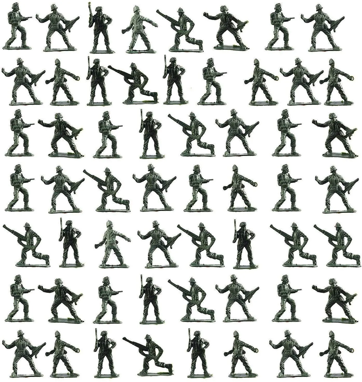 Kicko 288 Pack Army Men, Assorted Toy Soldiers, Action Figures - for Party Favors, Prizes