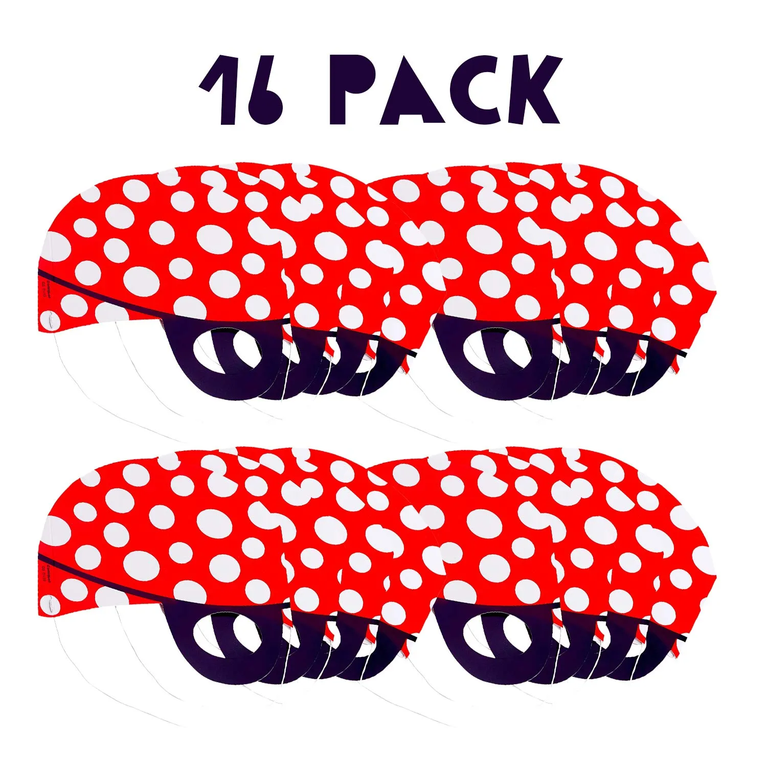 Kicko Paper Pirate Bandanas with Eye-Patches - 16 Pack - Pirate Mask Cut-Outs for Kids