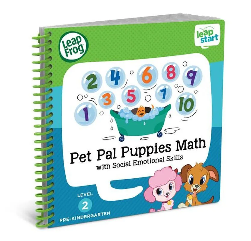 Leapfrog Leapstart Pet Pal Puppies Maths Activity Book