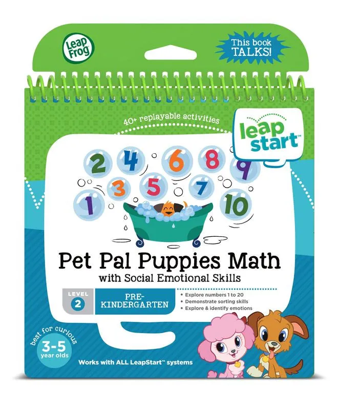 Leapfrog Leapstart Pet Pal Puppies Maths Activity Book