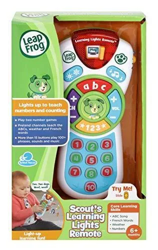 LeapFrog Scout's Learning Lights Remote, Musical Baby Toy