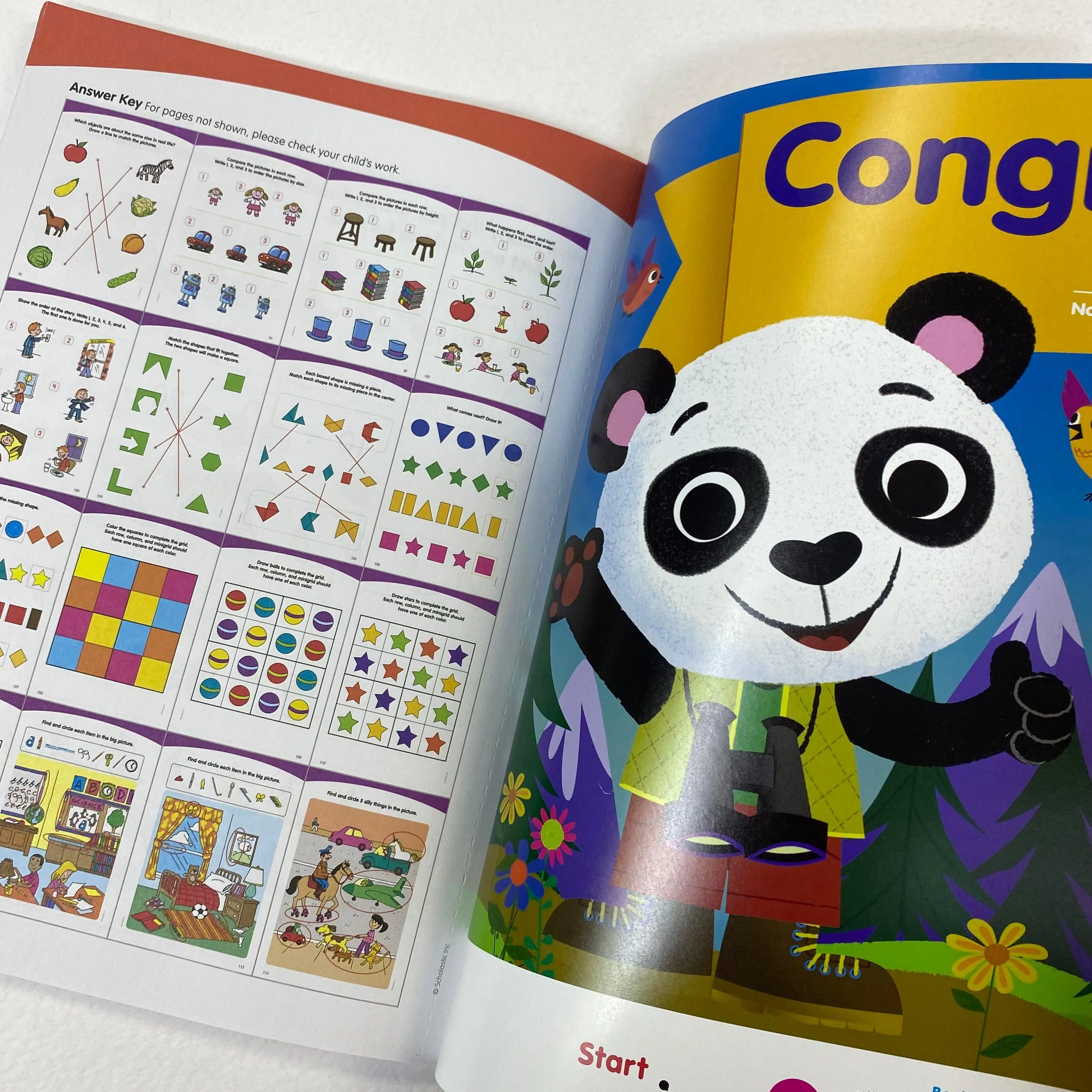 Little Skill Seekers Workbook Pre-K Ages 4-5