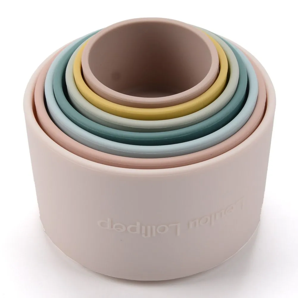 Loulou Lollipop Silicone Stacking Cups