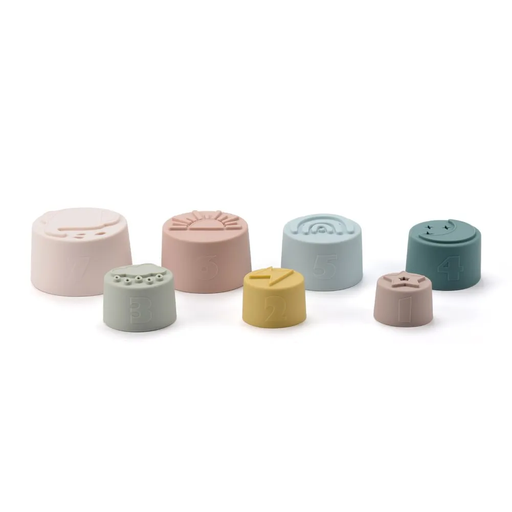 Loulou Lollipop Silicone Stacking Cups