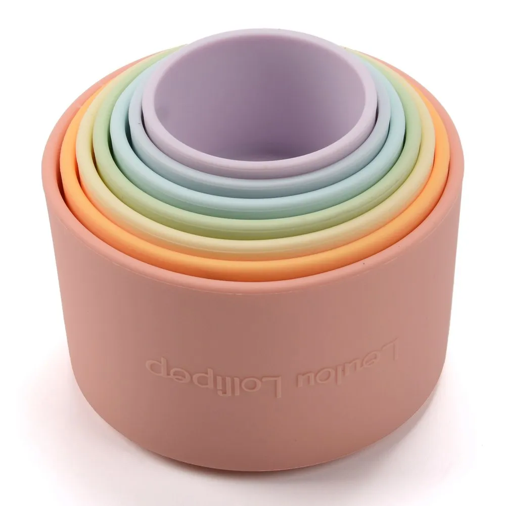 Loulou Lollipop Silicone Stacking Cups