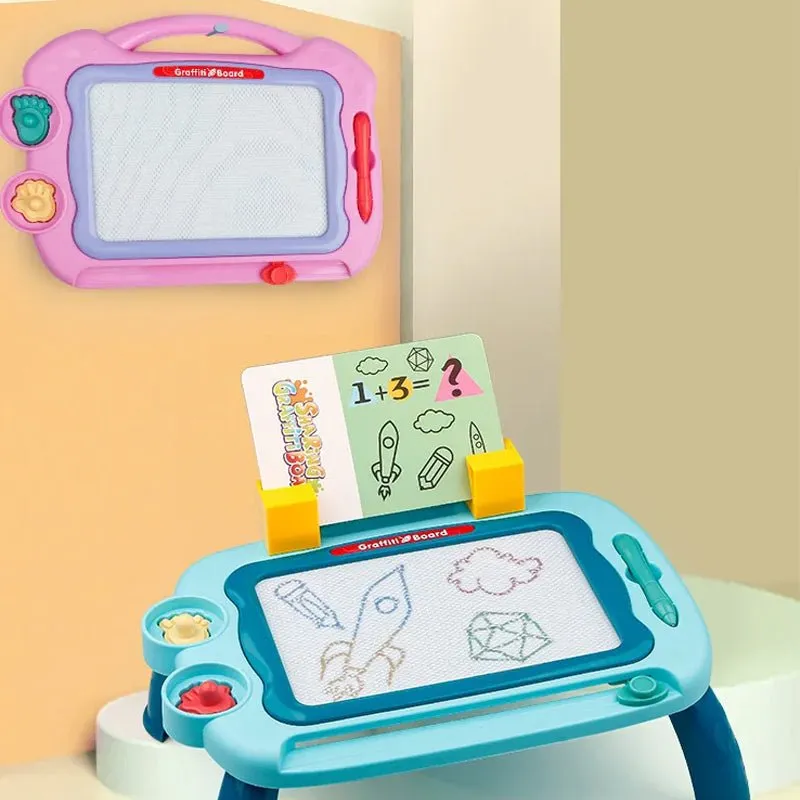 Magnetic Drawing Board with Flash Cards