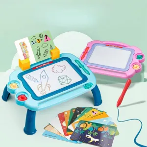 Magnetic Drawing Board with Flash Cards
