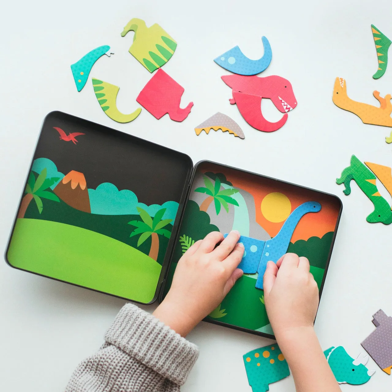 Magnetic Play Set Dinosaur