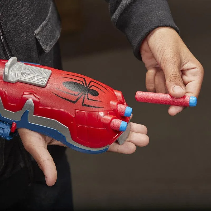 Marvel NERF Power Moves Spider-Man Web Blast Web Shooter NERF Dart-Launching Toy for Kids Roleplay