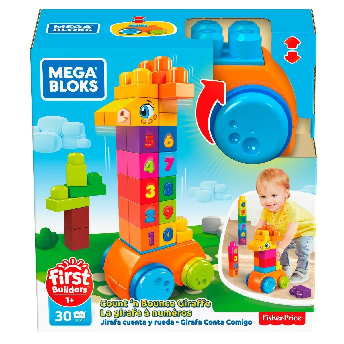 Mega Bloks Count & Bounce Giraffe