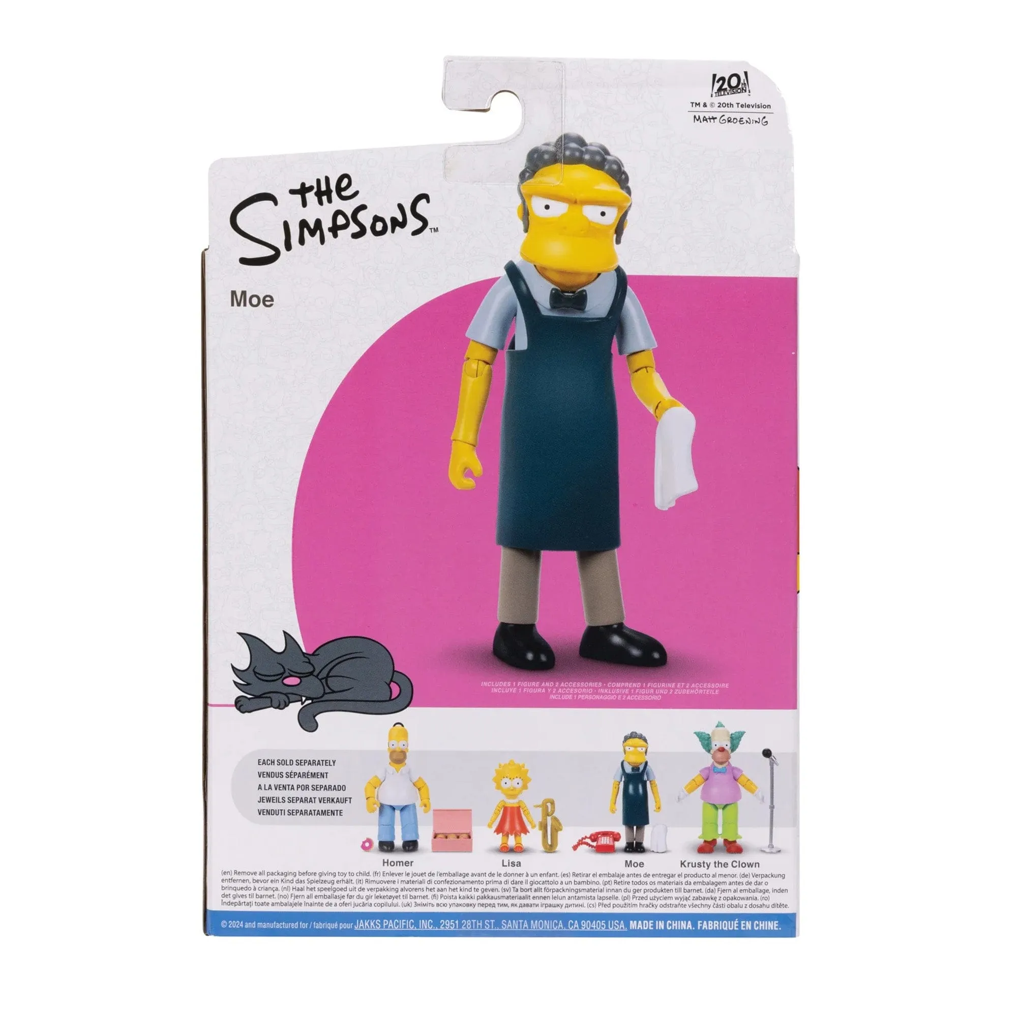 Moe Szyslak - The Simpsons 5" Action Figure Wave 2 by Jakks Pacific