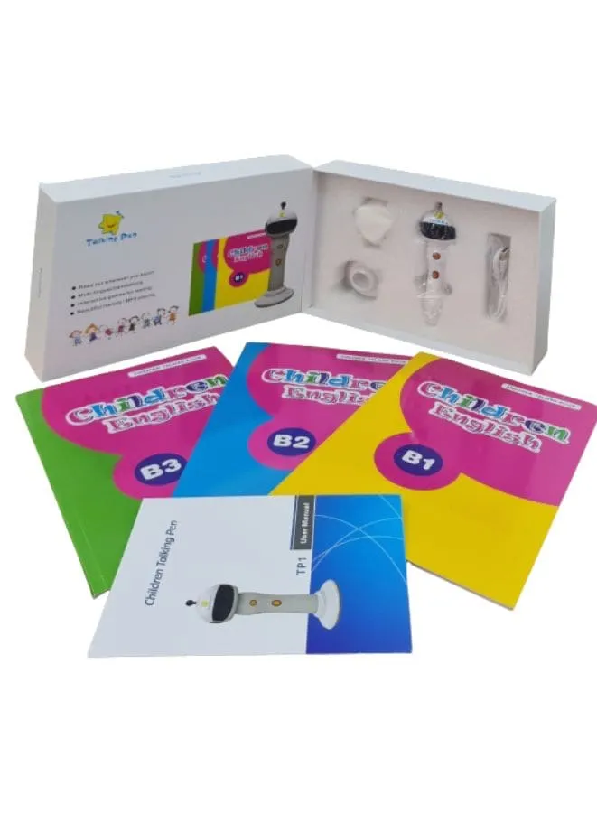 Multi-Languages Learning Talking Pen Educational Toy for Kids to learn words in English, Arabic, Spanish, French, Korean and Chineese