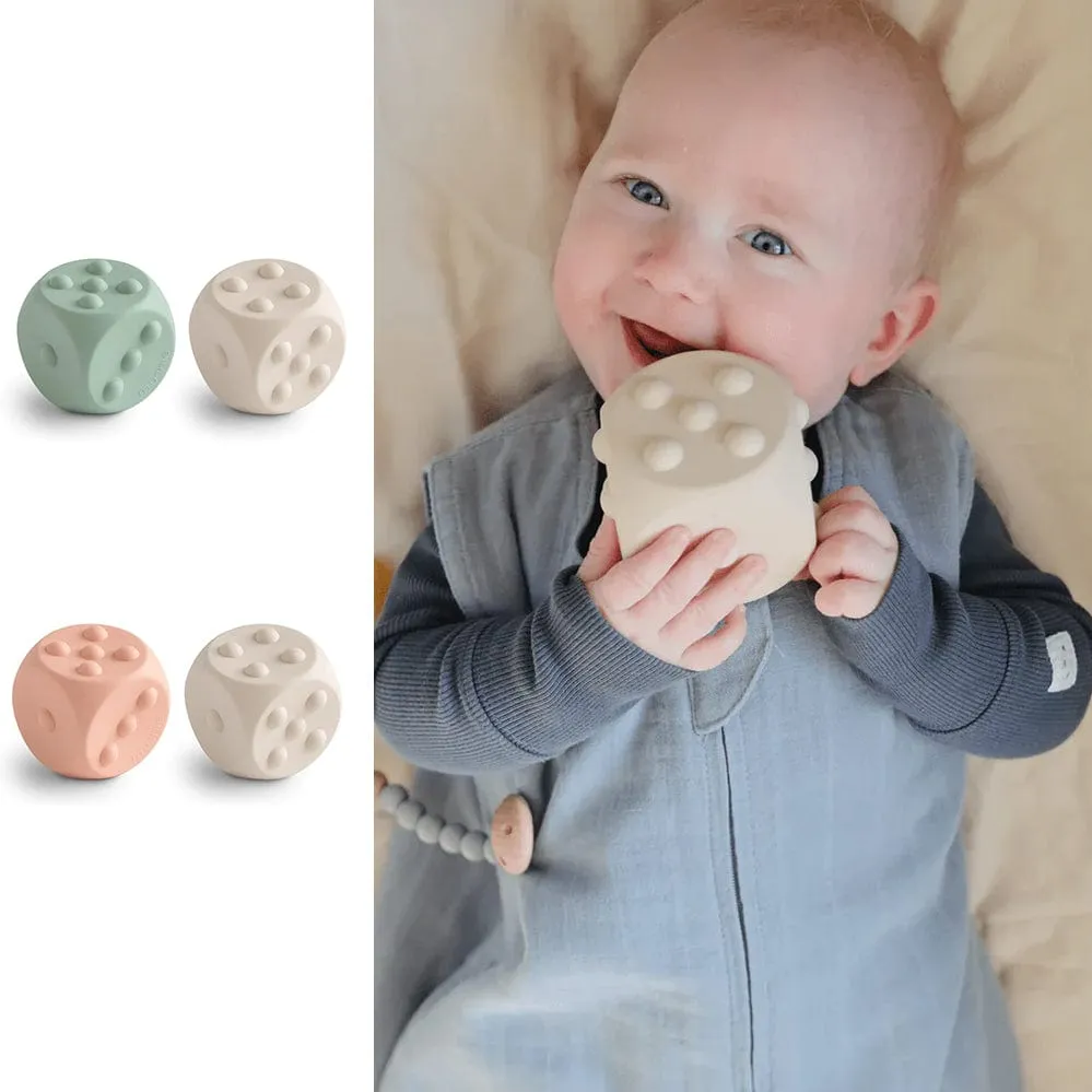 Mushie Dice Press Toy 2-pack