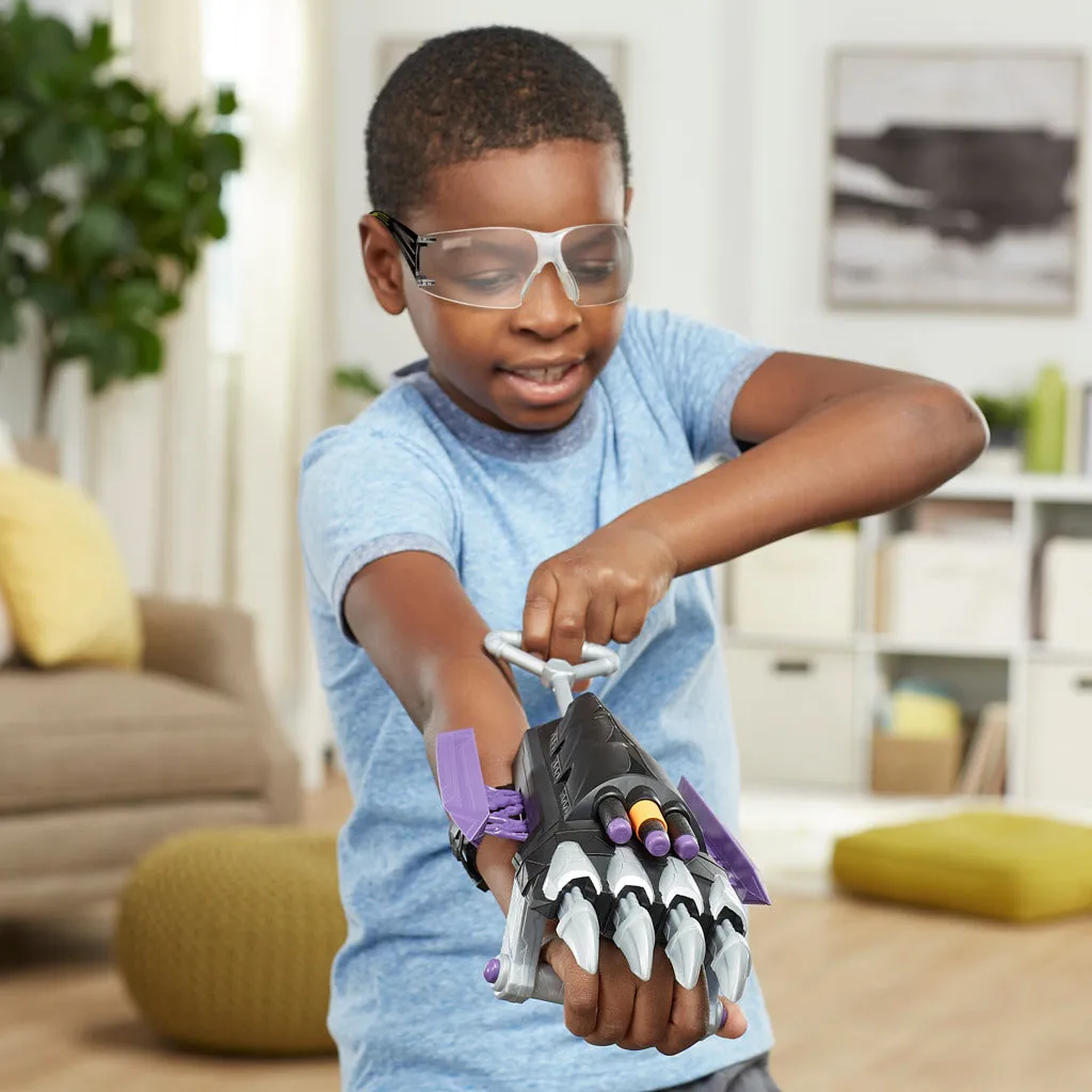 NERF Marvel Mech Strike Mechasaurs Black Panther Blaster by Hasbro