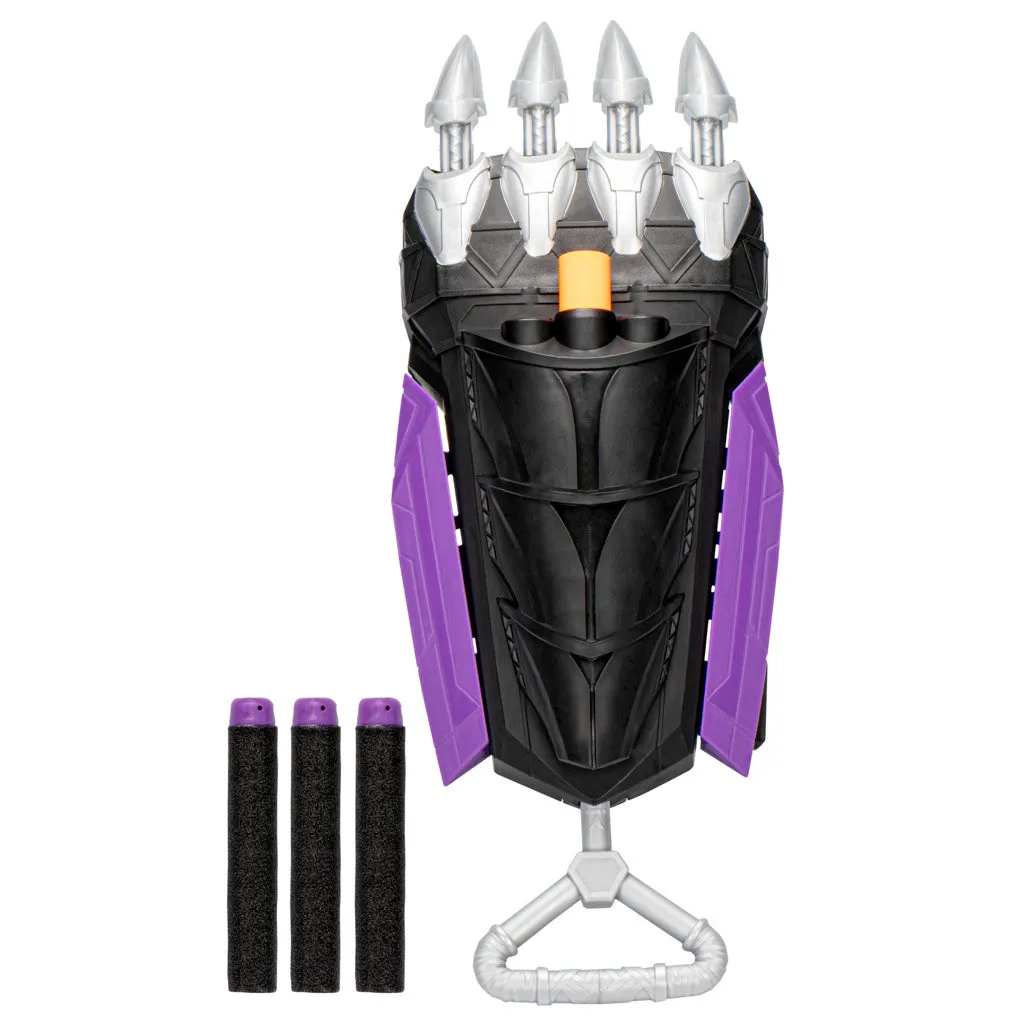 NERF Marvel Mech Strike Mechasaurs Black Panther Blaster by Hasbro