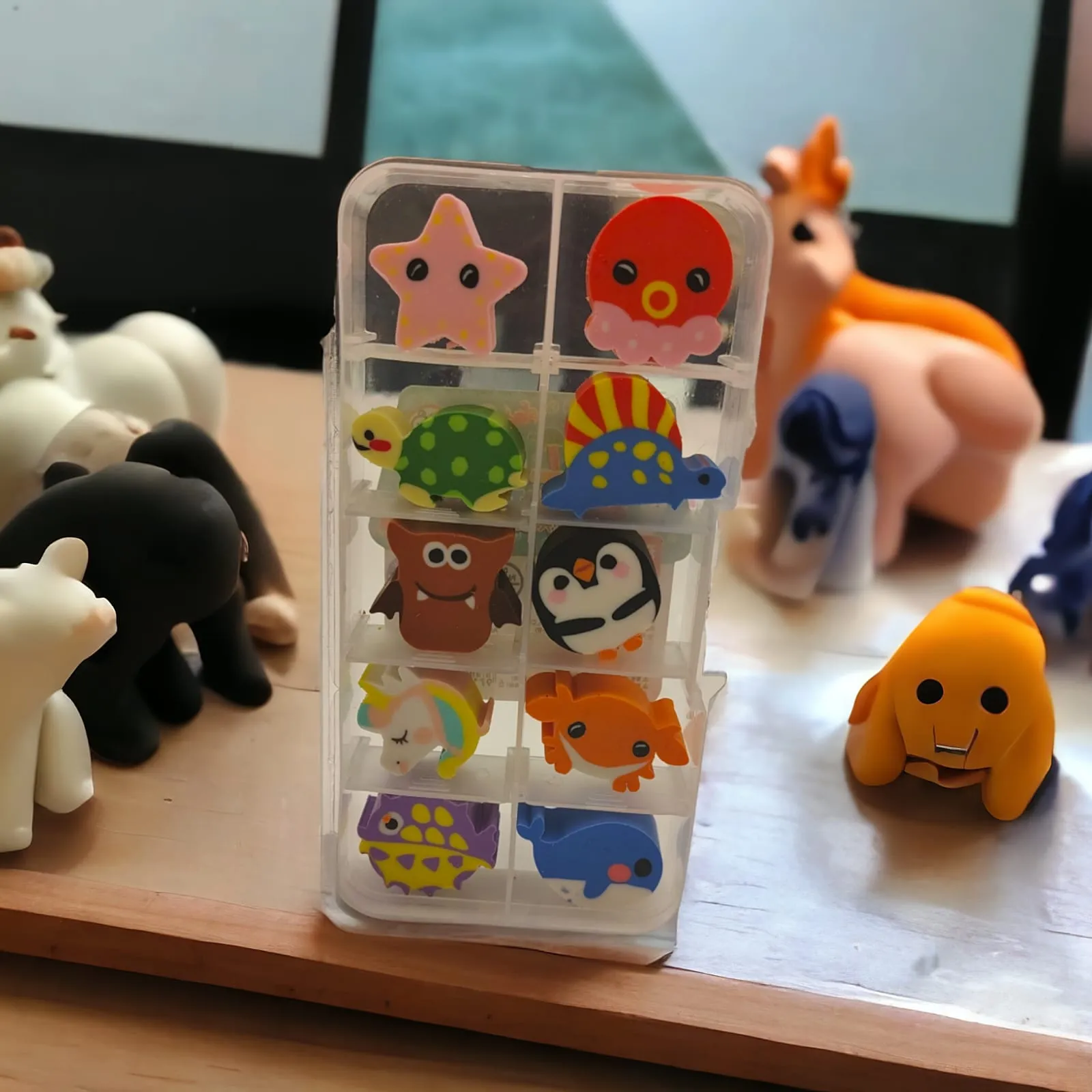Ocean Friends Eraser Set.