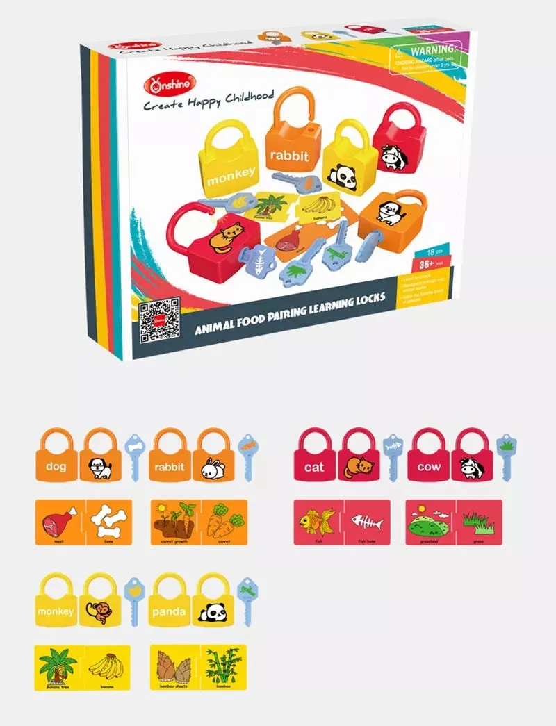 Onshine Number locks & Alphabet locks - Fine Motor Skills Toys