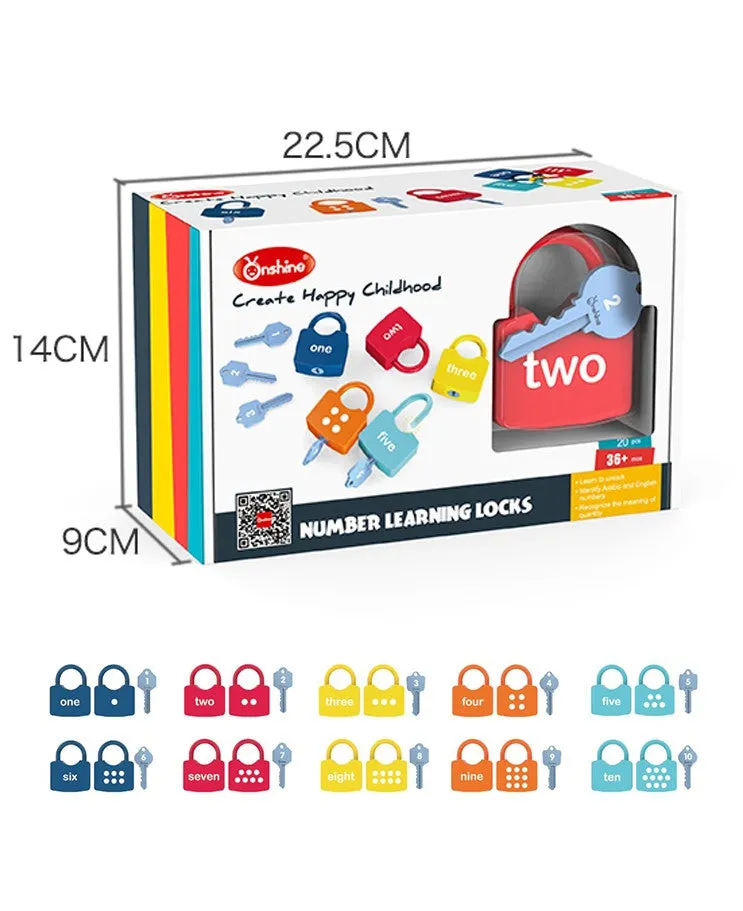 Onshine Number locks & Alphabet locks - Fine Motor Skills Toys