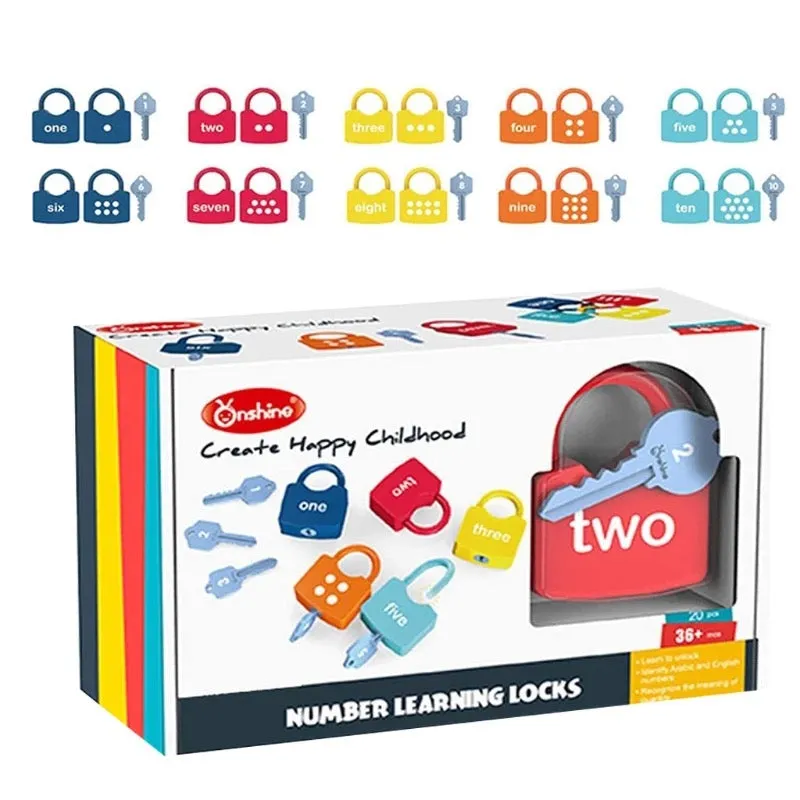 Onshine Number locks & Alphabet locks - Fine Motor Skills Toys