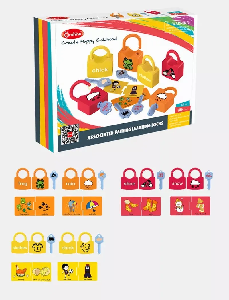 Onshine Number locks & Alphabet locks - Fine Motor Skills Toys