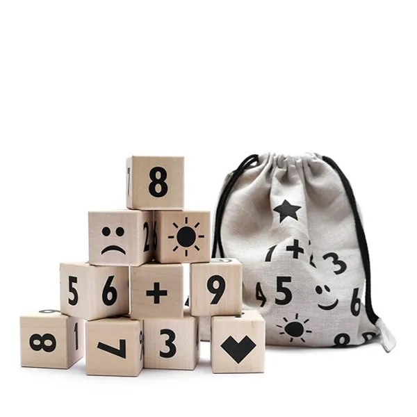 Ooh Noo Math Blocks - Black