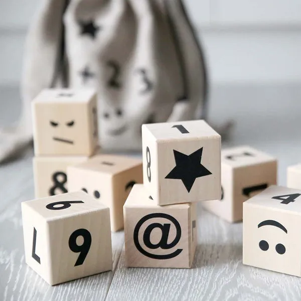 Ooh Noo Math Blocks - Black