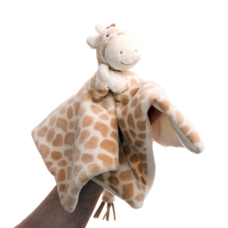 Personalised Gigi Giraffe' Finger Puppet Comforter Blankie