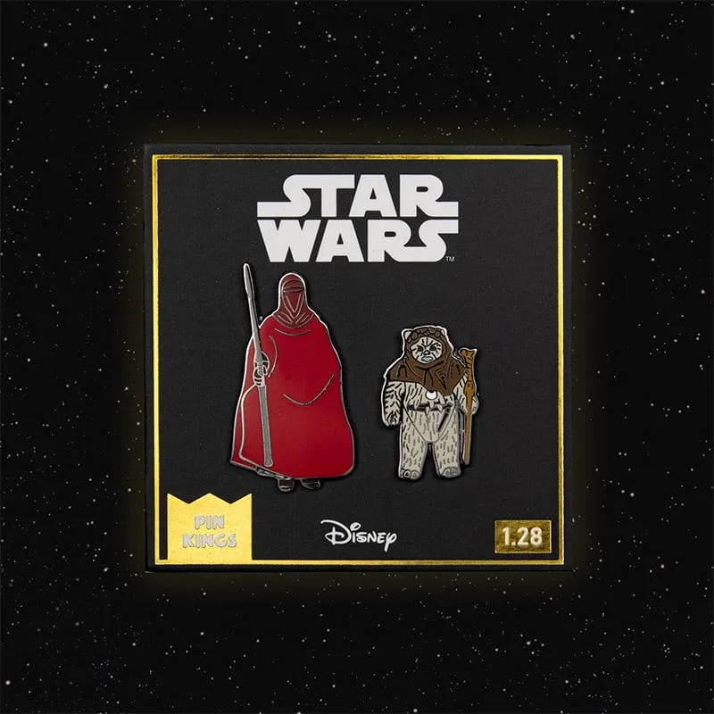 Pin Kings Star Wars Enamel Pin Badge Set 1.28 – Emperor’s Royal Guard and Chief Chirpa