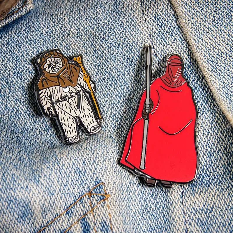 Pin Kings Star Wars Enamel Pin Badge Set 1.28 – Emperor’s Royal Guard and Chief Chirpa