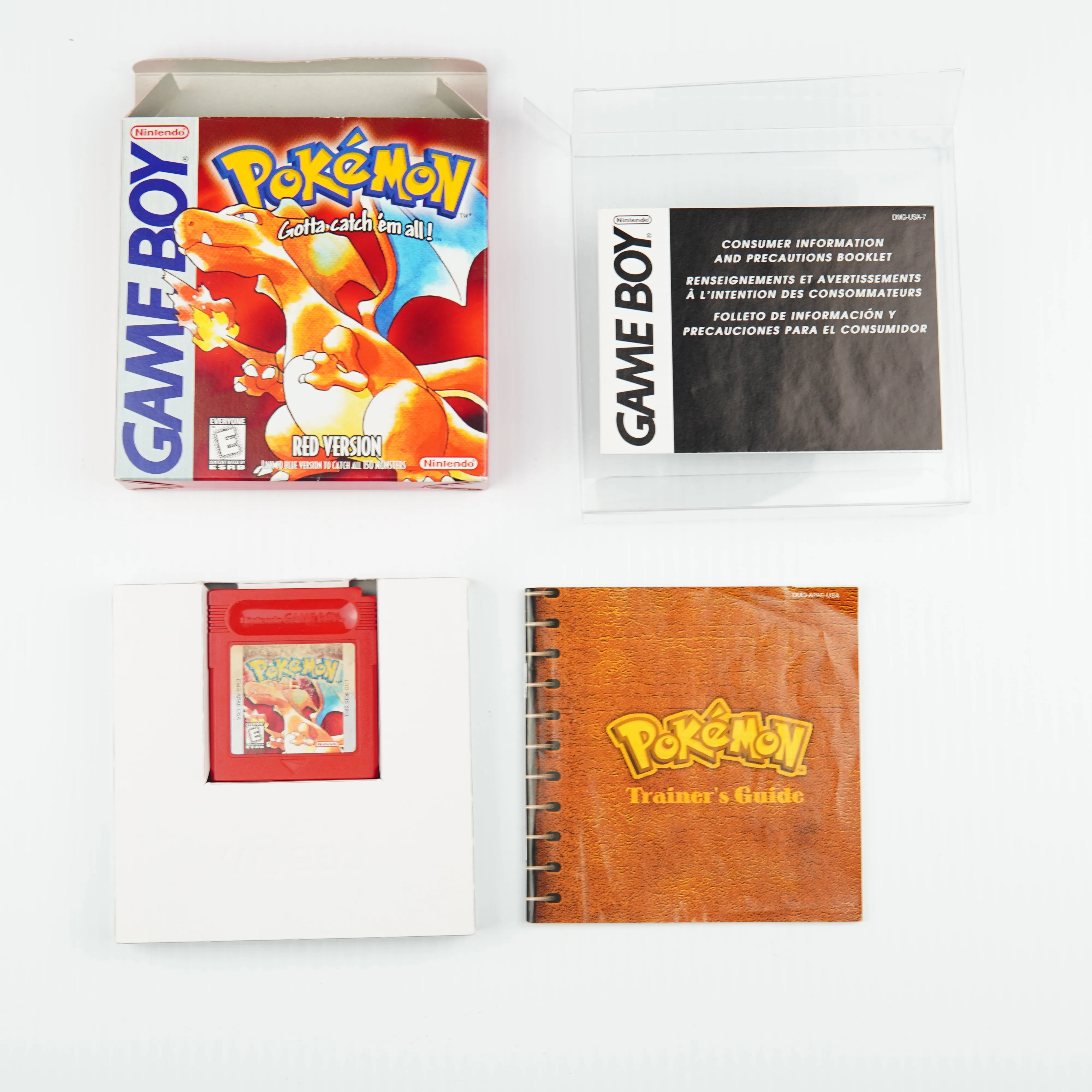 Pokemon Red - Complete in Box - Excellent Condition