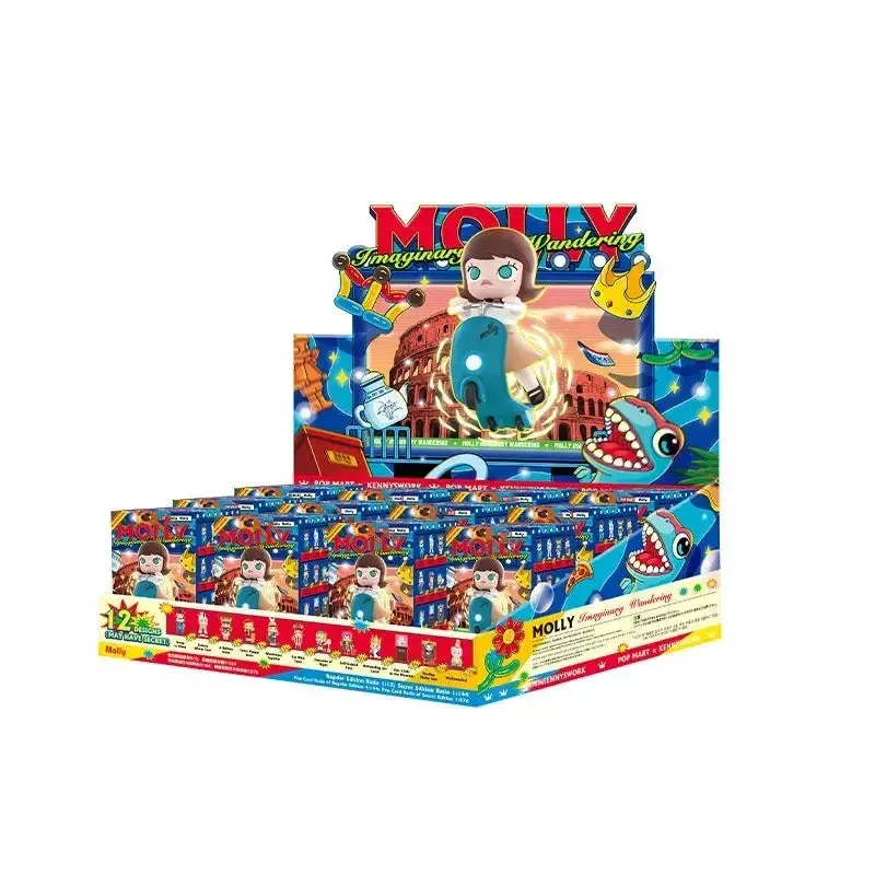 POP MART MOLLY Imaginary Wandering Series Blind Box Toys | Mystery Box | Action Figure Model | Surpresa | Birthday Gift