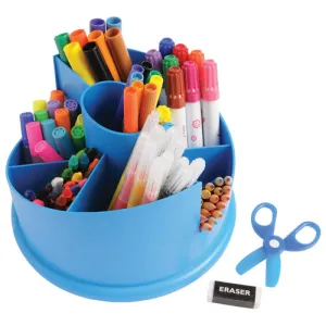 Rotating Desktop Art Carousel with 101 Creative Supplies