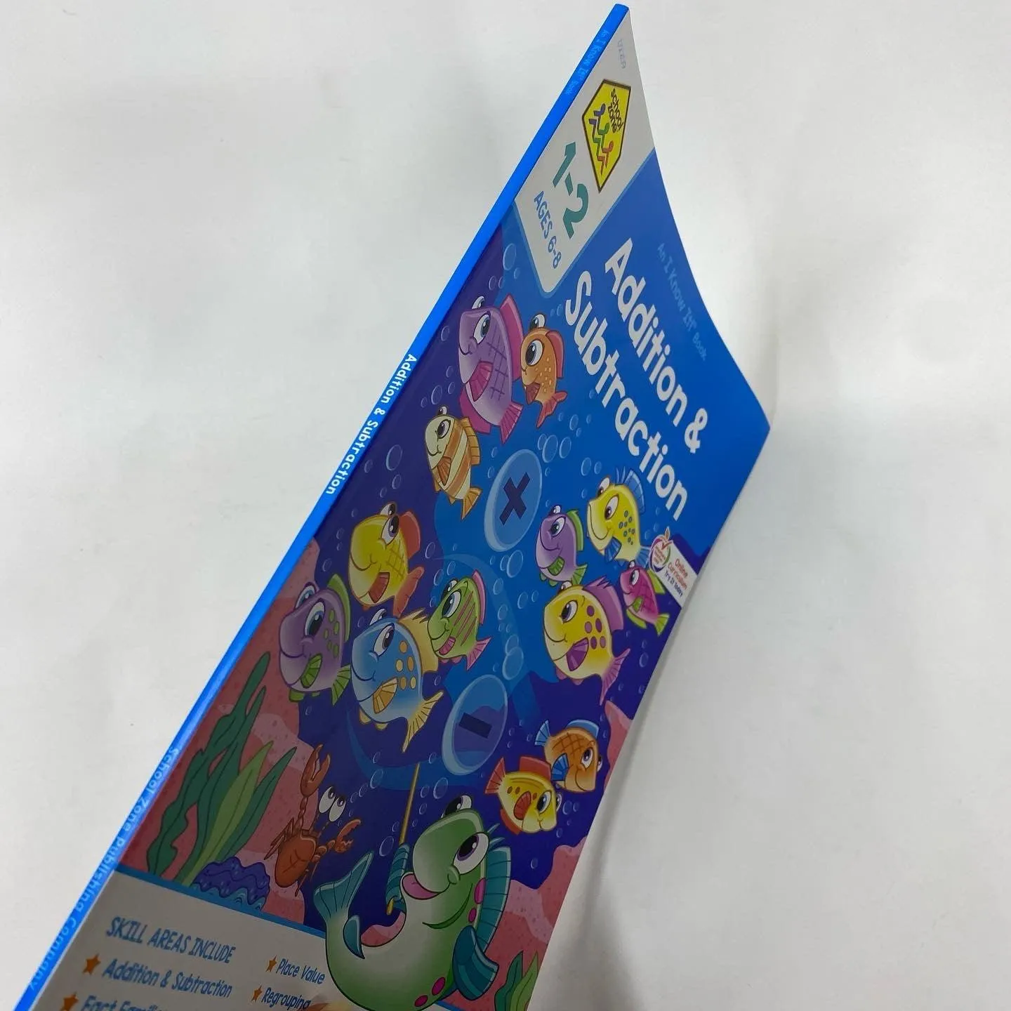 School Zone  Addition & Subtraction Workbook Ages 6-8