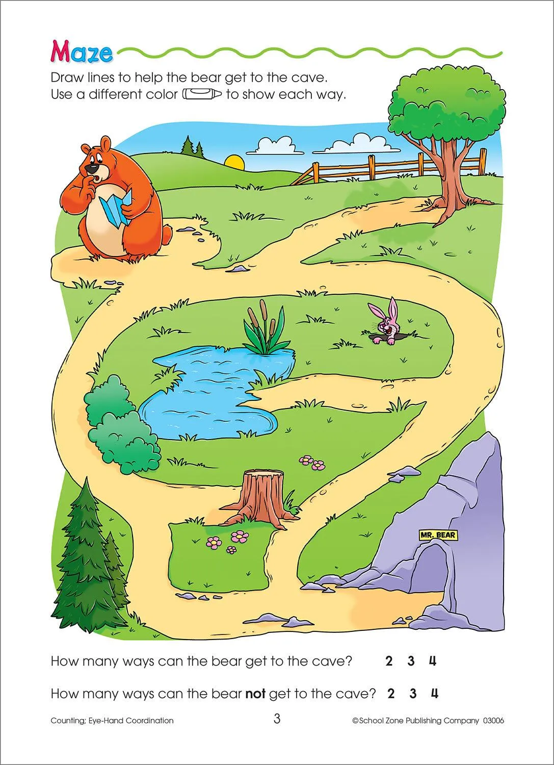 School Zone Numbers Fun! Write & Reuse Ages 5-6