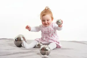 Sensory Reflective Silver Balls