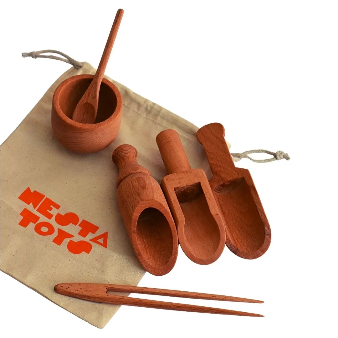 Sensory Wooden Toy Set (6 Pcs)