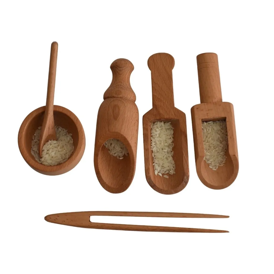 Sensory Wooden Toy Set (6 Pcs)