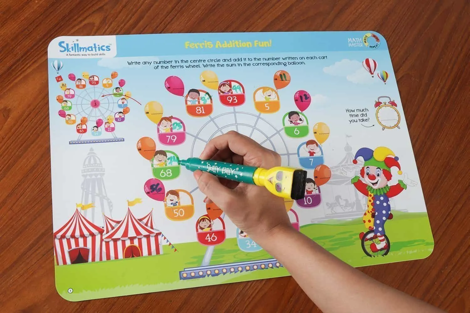Skillmatics Math Master Educational Games for Kids (6-9)