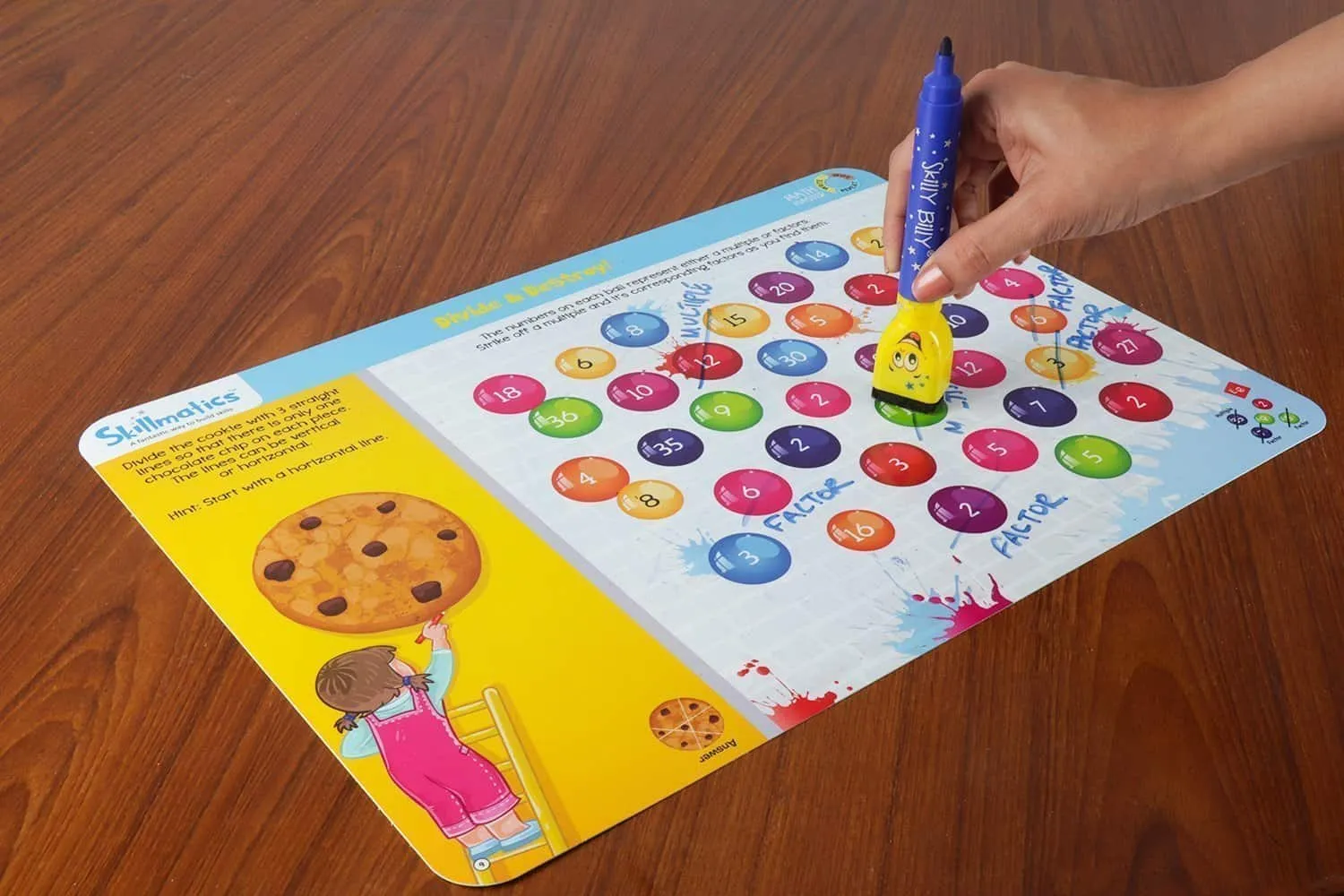 Skillmatics Math Master Educational Games for Kids (6-9)