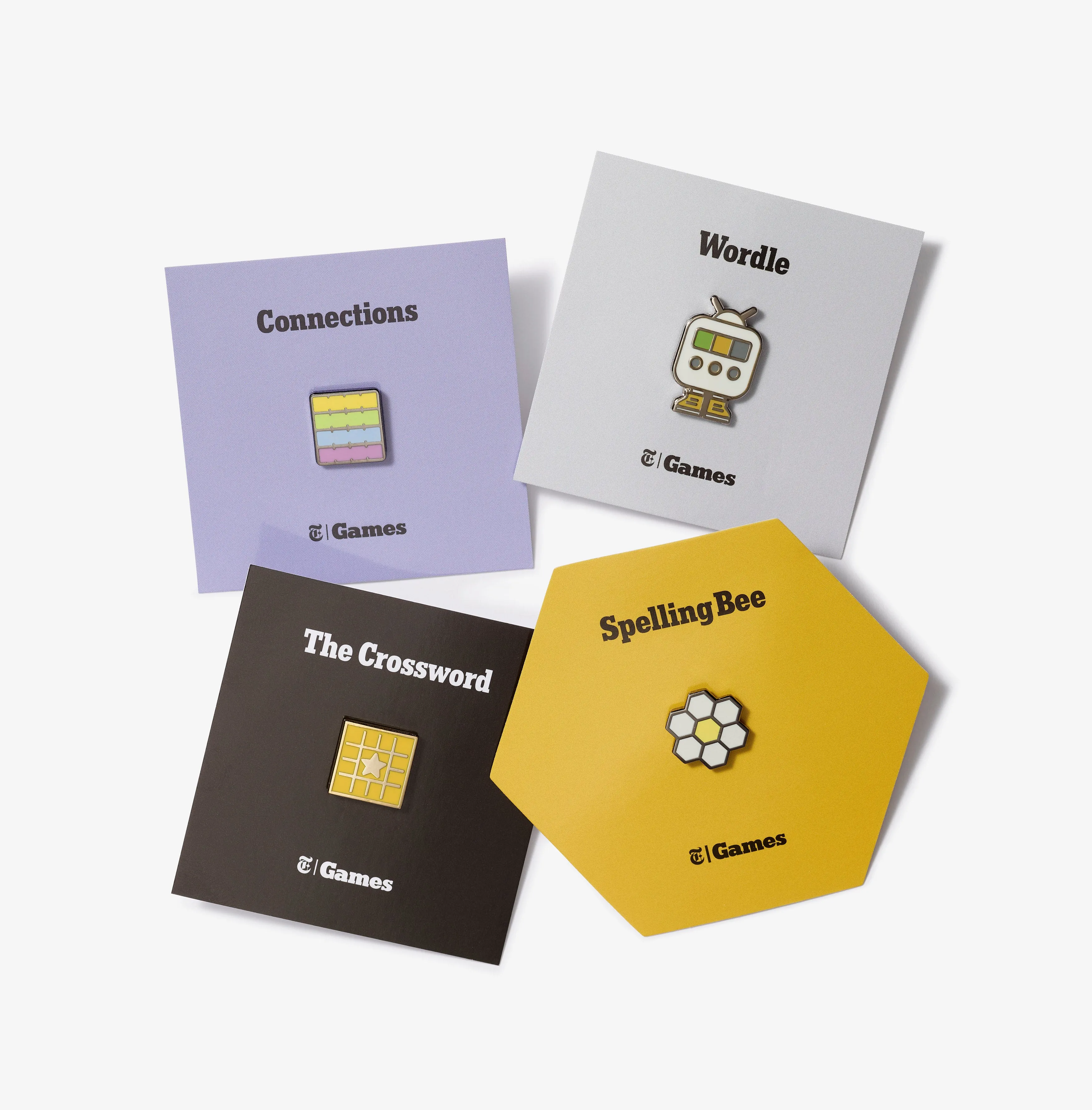 Spelling Bee Honeycomb Pin