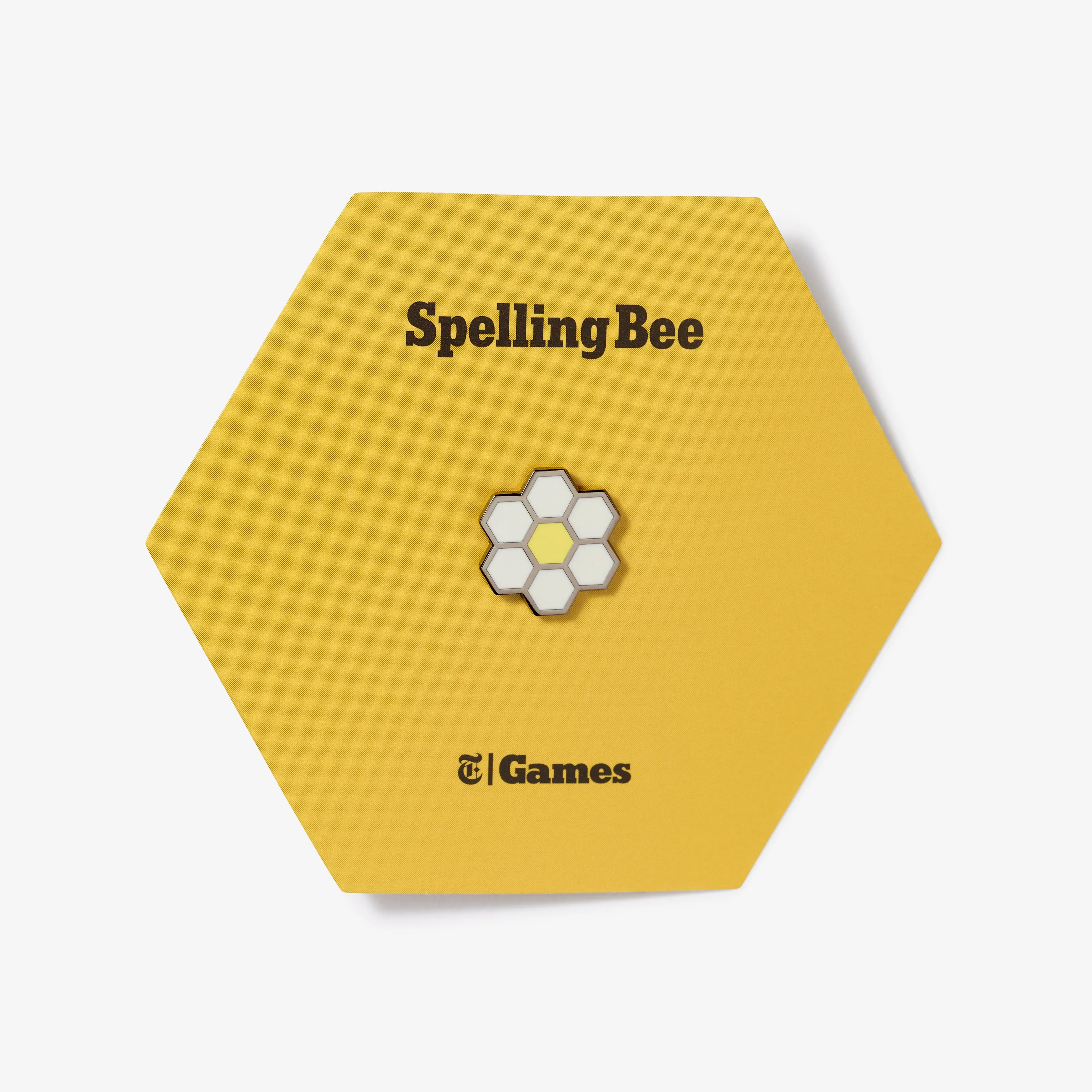 Spelling Bee Honeycomb Pin