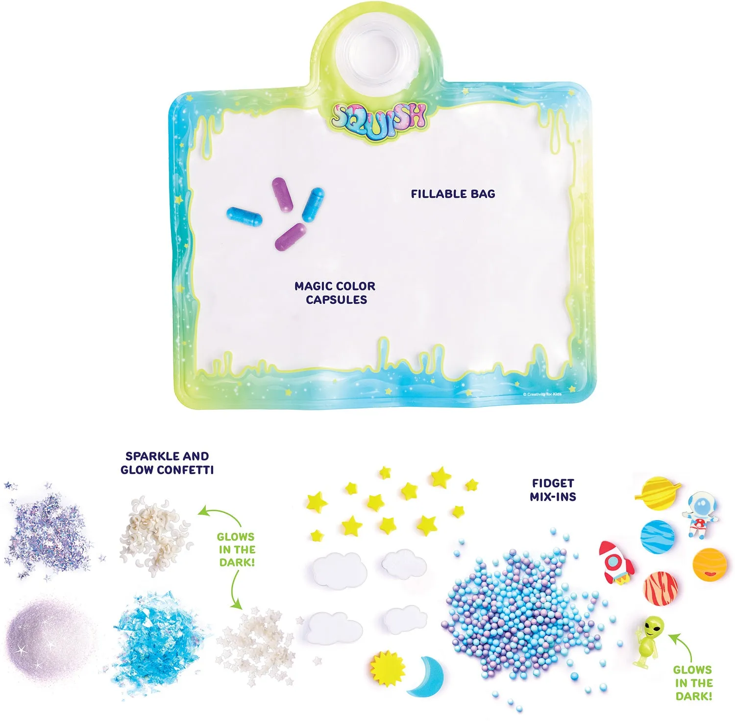 Super Squish Fidget Bag Outer Space