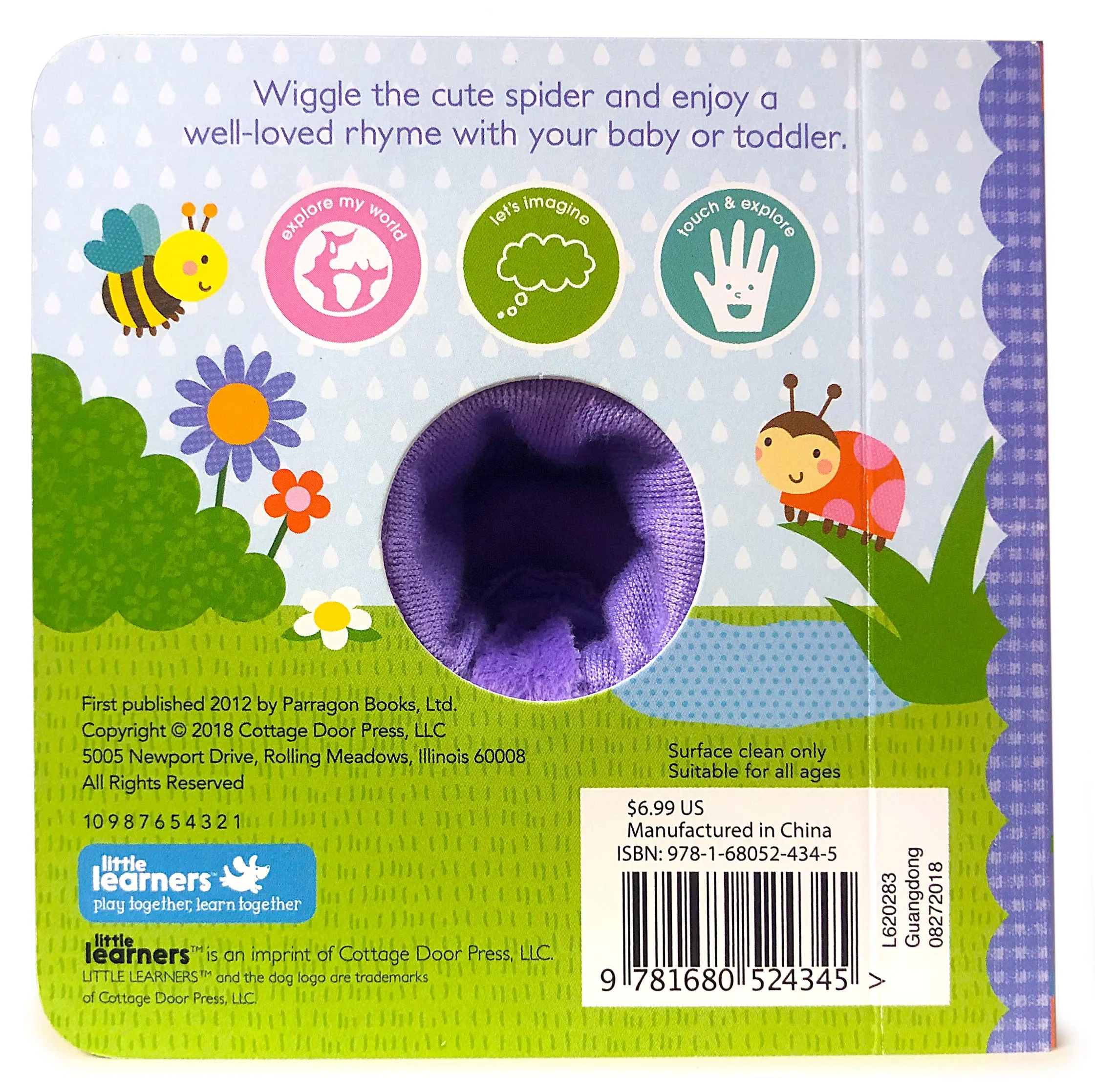 The Itsy Bitsy Spider Finger Puppet Book (Little Learners) Baby Best Book Gift