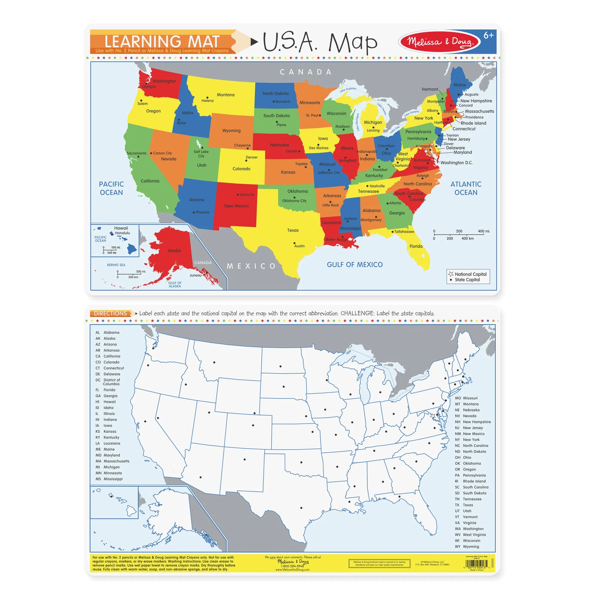 The US Write-a-Mat