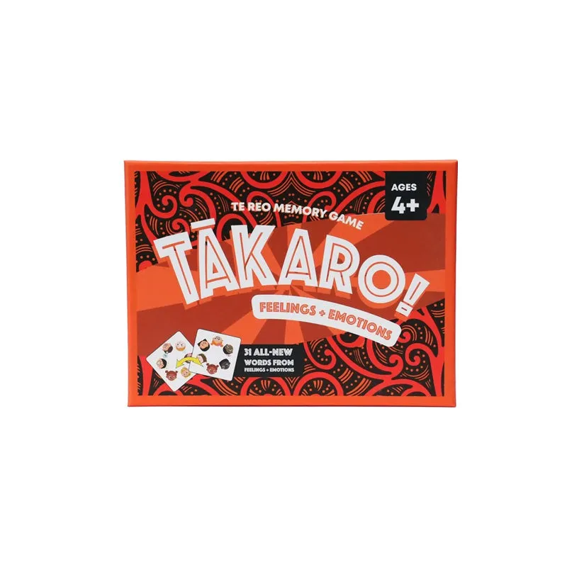 Tākaro Te Reo Memory Game - Feelings and Emotions