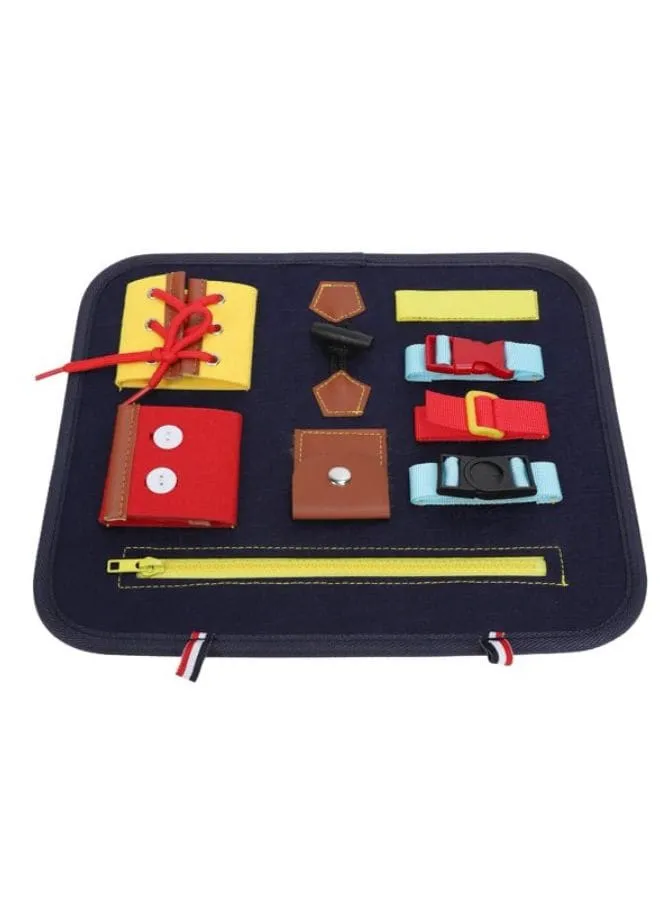 Toddler Busy Board Basic Skills Learning Activity Board Educational Learning Toys for Children