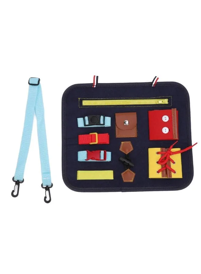 Toddler Busy Board Basic Skills Learning Activity Board Educational Learning Toys for Children